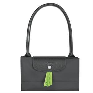Longchamp Le Pliage Green Graphite Shoulder Bag L